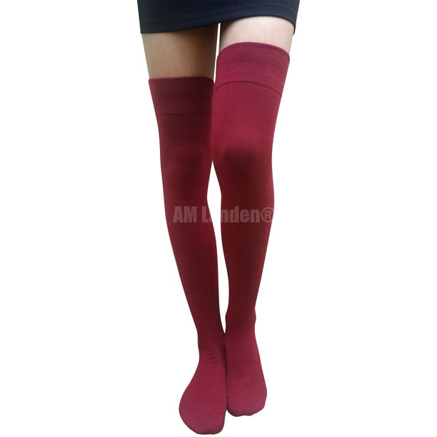 Vintage USA Argentina Flag Over The Knee High Boot Stockings Cotton Thigh High Compression Socks 